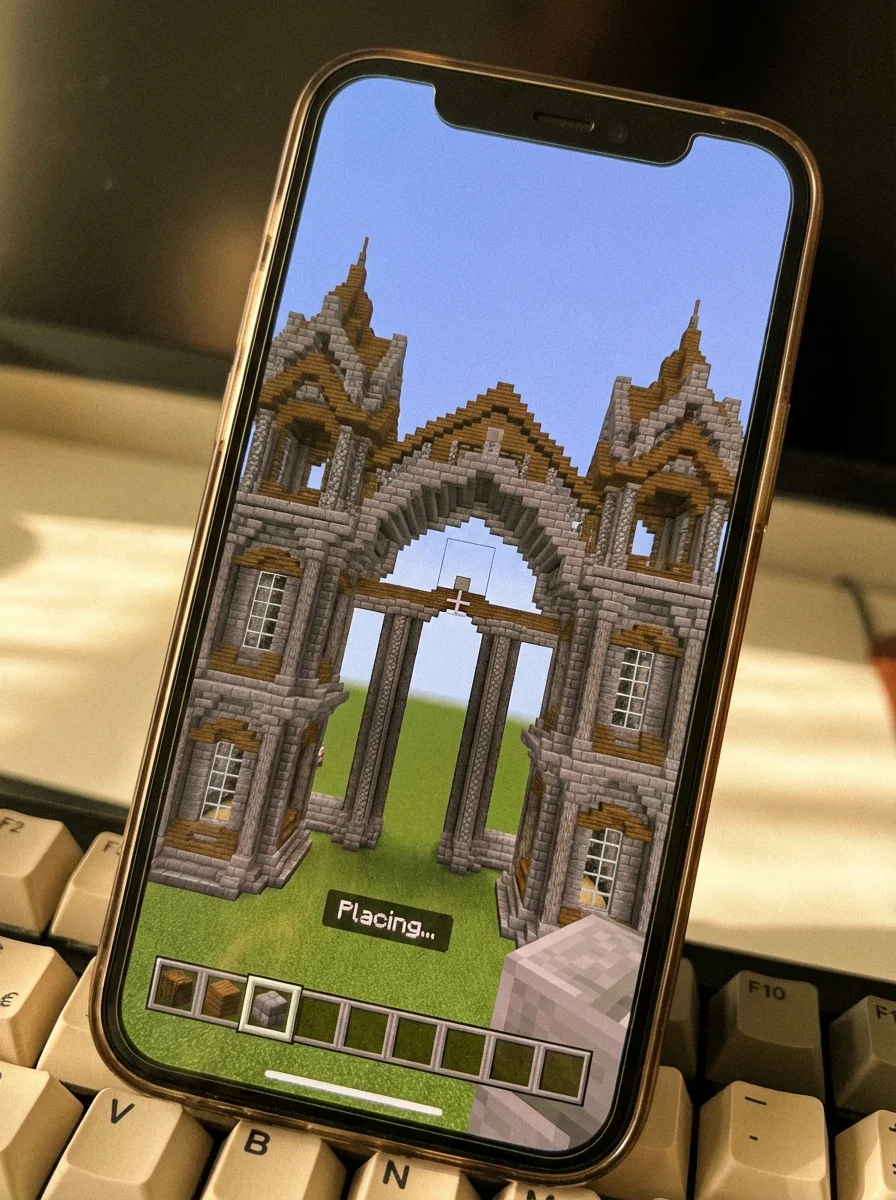 Minecraft spatial reasoning - Building complex structures