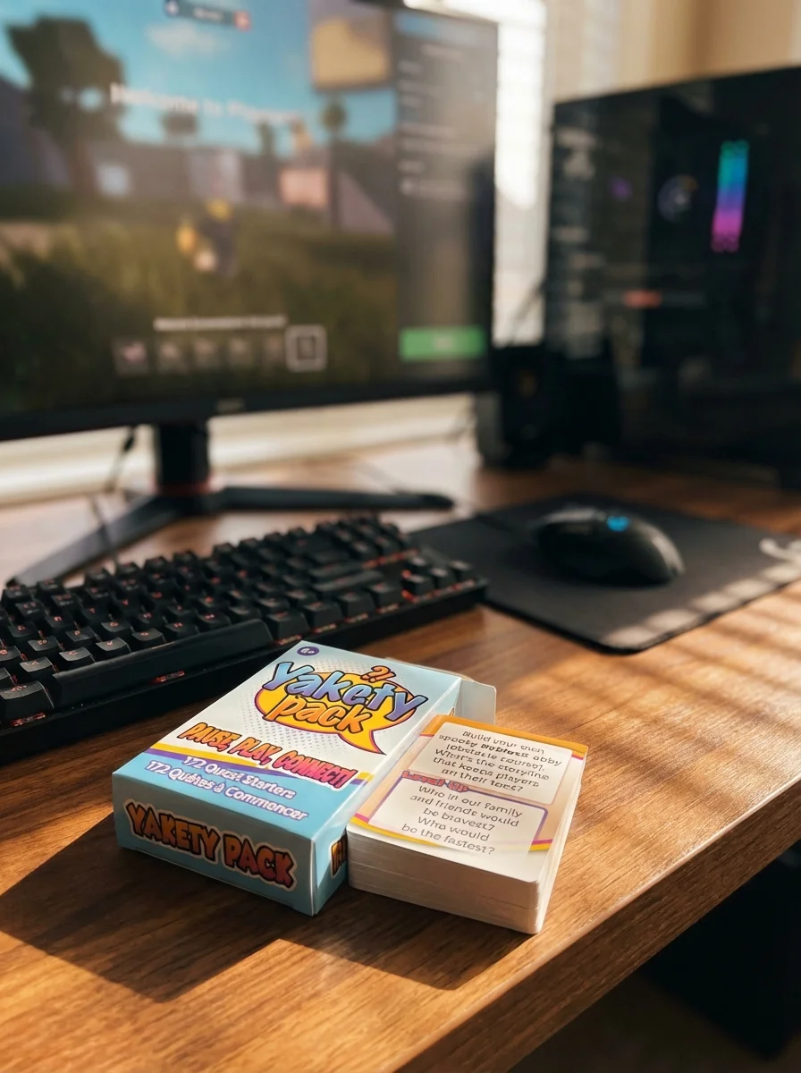 Yakety Pack conversation cards - Connect with your gaming kids