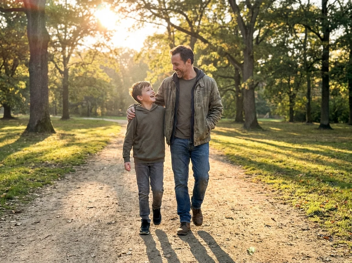 Parent and child connecting without screens showing that disconnection not gaming is the real problem